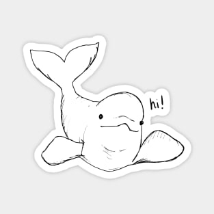 Baby Beluga Magnet