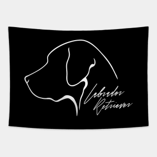 Proud Labrador Retriever profile dog lover gift Tapestry