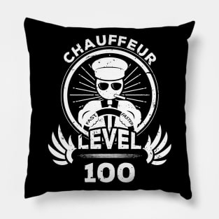 Level 100 Chauffeur Driver Gift Pillow