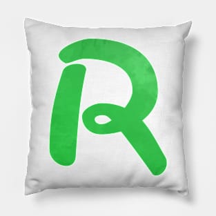 r Inspired Silhouette Pillow