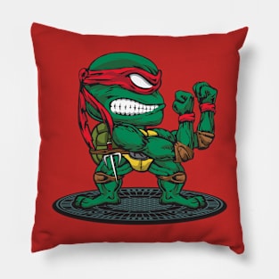 FIGHTING TURTLE RAPHAEL Pillow