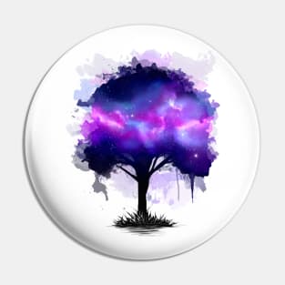 Galaxy tree Pin