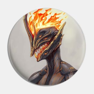 Toothy Ember, Warframe Pin