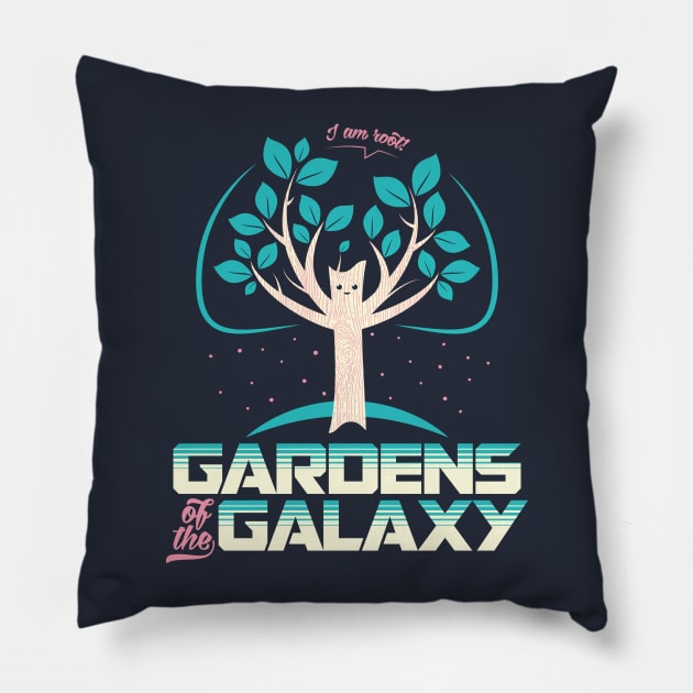 Gardens Of The Galaxy Pillow by monsieurgordon