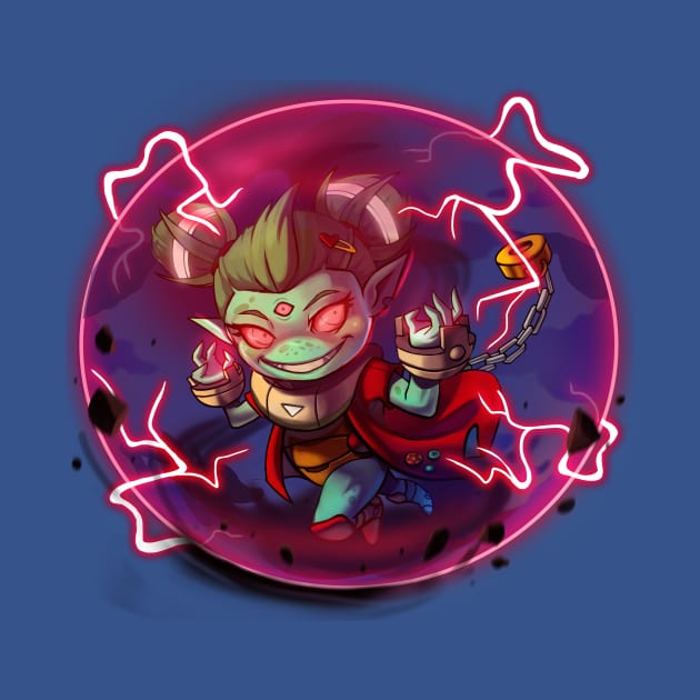 "Playtime!" - Ayla, Awesomenauts by Roxyn