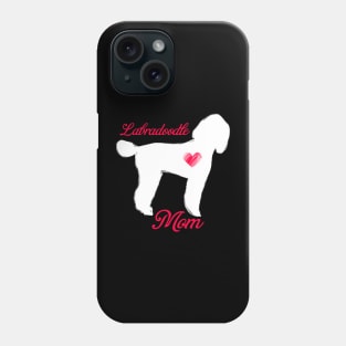 Labradoodle mom   cute mother's day t shirt for dog lovers Phone Case