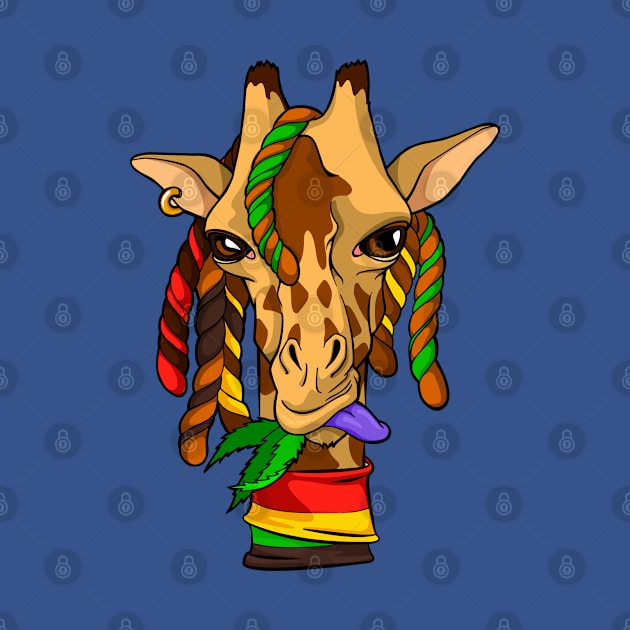 Rastafarian Giraffe by Mako Design 