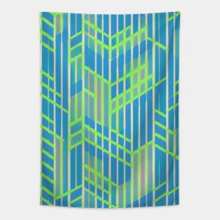 Easter Abstract Line Art (MD23ETR007b) Tapestry