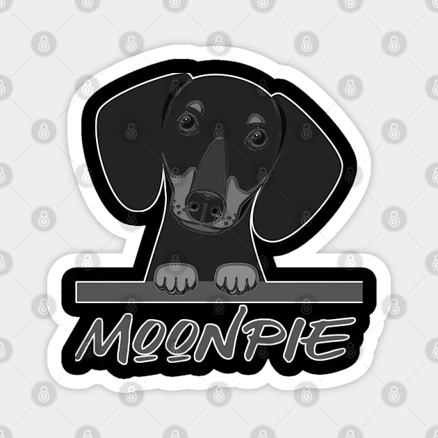 Moonpie 6 Magnet by big_owl