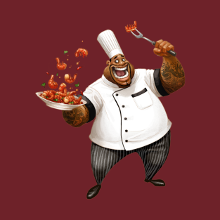 Chef T-Shirt - Chef Demetrius Gumbo by mdashow