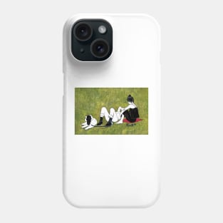 Couple in the park Phone Case