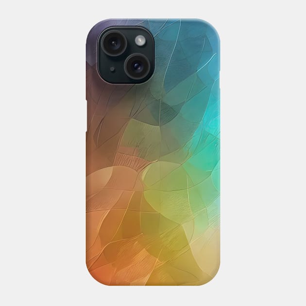 Abstract Colors flow in shapes Phone Case by FutureImaging