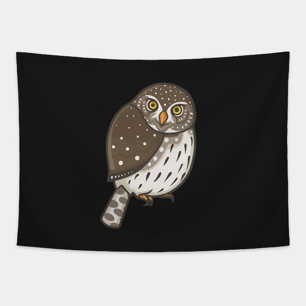 Northern Pygmy Owl Tapestry by Ginboy