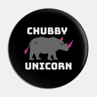 Chubby Unicorn Pin