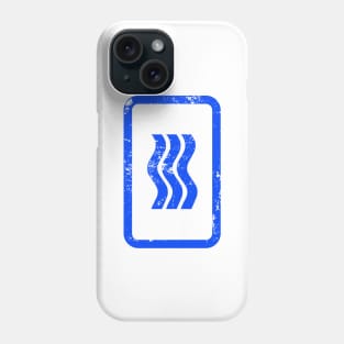 Zener Card | 3 Vertical Wavy Lines {Vintage} Phone Case