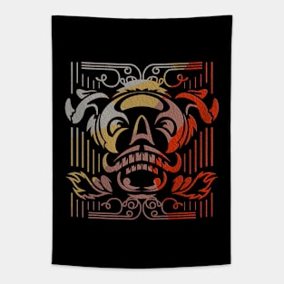 Skull Head Rock Tapestry