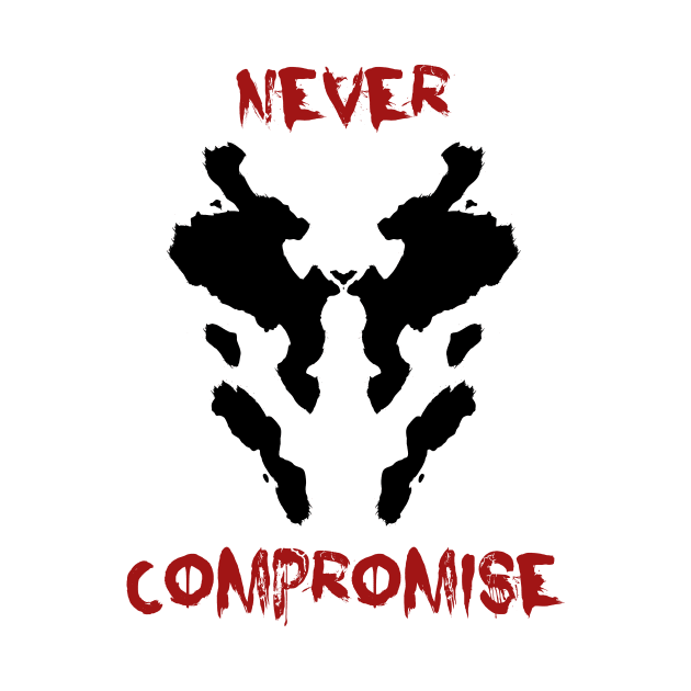 Rorschach Never Compromise Watchmen by Coccomedian