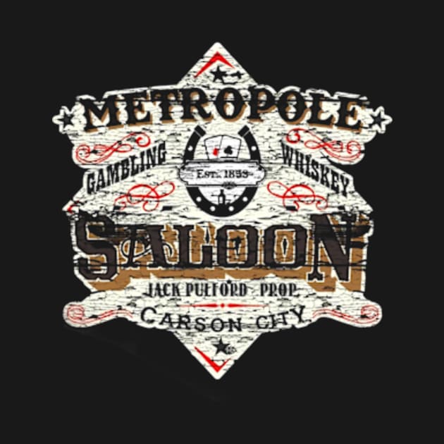 Metropole Saloon, distressed from The movie Shootist by davidhedrick