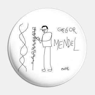 Gregor Mendel by BN18 Pin