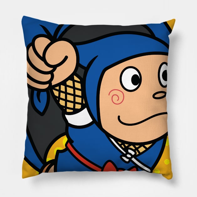 Flying ninja Pillow by JONHD