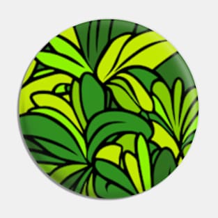 Green Leaves Pin