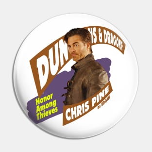 Dungeons & Dragons: Honor Among Thieves Chris Pine as Edgin fan works graphic design by ironpaette Pin