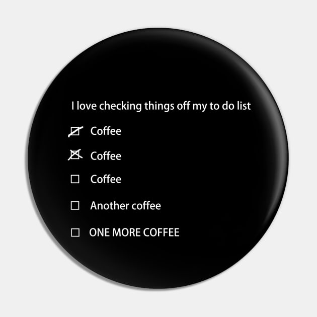 Coffee to do list Pin by shallotman