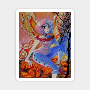 Autumn fairy Magnet