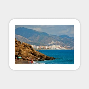 Penoncillo Beach Torrox Costa Nerja Spain Magnet