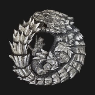 Armadillo Lizard Hand Drawn T-Shirt