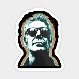 Retro Anthony Bourdain Magnet