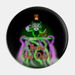 Brew the Day! - Minerva Pin