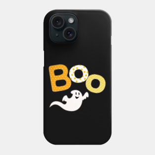 boo gost halloween funny shirt and mask Phone Case