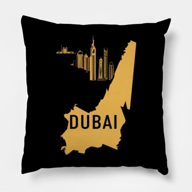 Dubai Pillow by TshirtMA