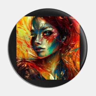 Woman of Fire Pin