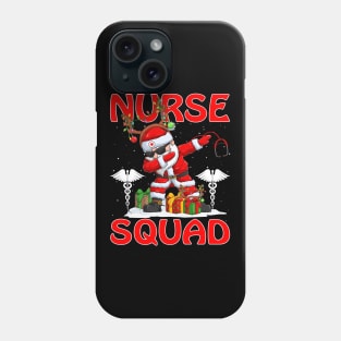 Christmas Nurse Squad Reindeer Pajama Dabing Santa Phone Case