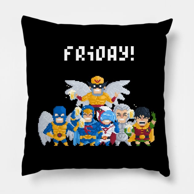 The Bird Gang Pillow by YayPixel