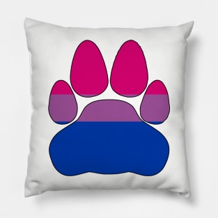 Bi Pride Paw Pillow