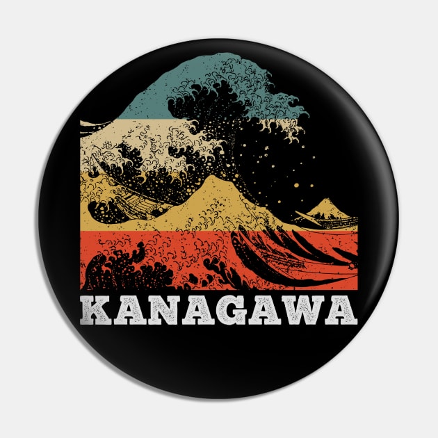 Great Wave Kanagawa Vintage Pin by giovanniiiii