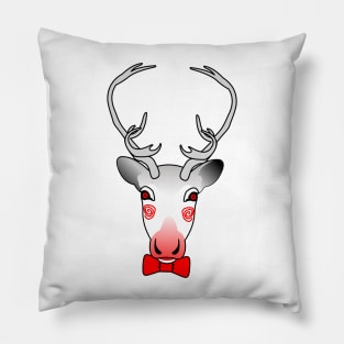 reindeer games ditsy Pillow