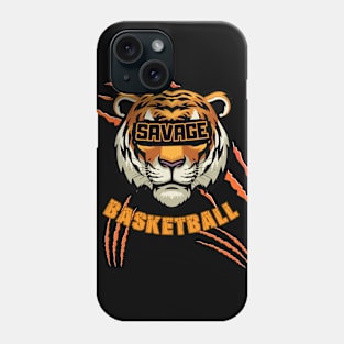 Funny Basketball Angry Tiger Art Design Phone Case