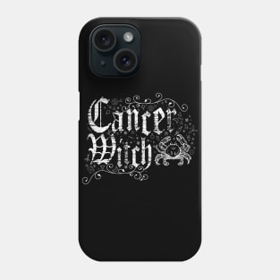 Cancer Zodiac sign Witch craft vintage distressed Horoscope Phone Case