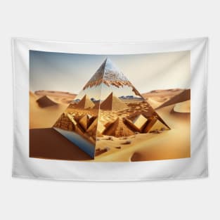 Paradox Mirrored Pyramid Tapestry