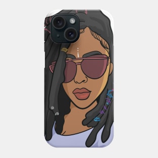 Crazy Cool Locs Phone Case