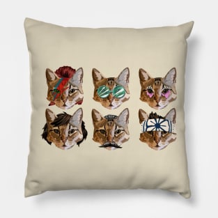 Cat Faces Pillow