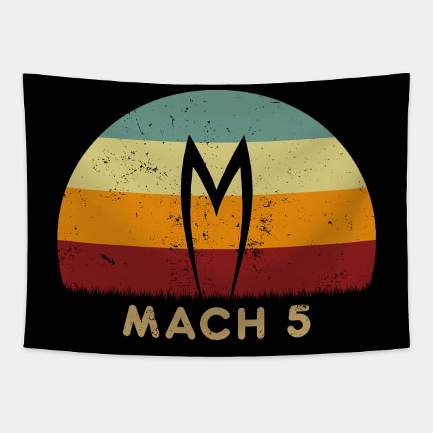 Mach 5 Tapestry by GoodIdeaTees