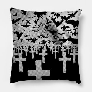 The Victims Have Been Bled (B&W) Pillow