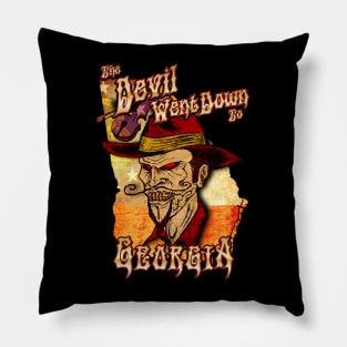 Devil Went Down To Georgia Pillow