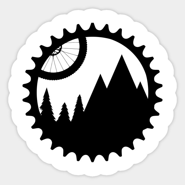 Mtb Logo Bicycle Sticker Teepublic