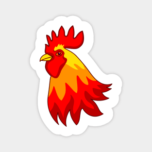 Red rooster Magnet